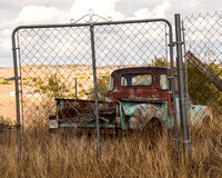 Galisteo truck and fence