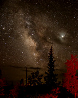 Night sky at Nelson Mtn.